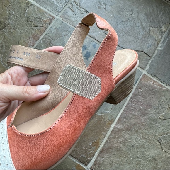 Anthropologie FIDJI Leather Mary Jane Slingback Heels EU 37 - Picture 12 of 14